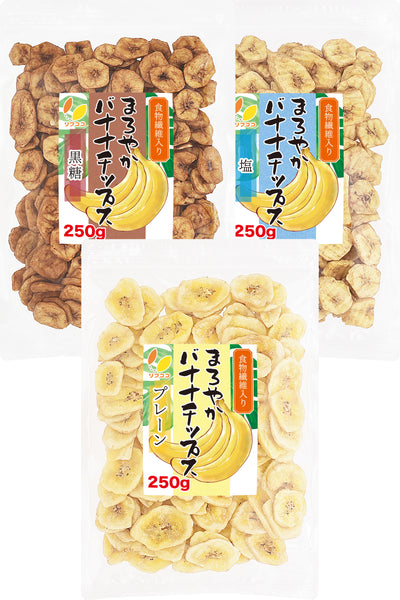 リフココ 訳あり 食物繊維入り まろやかドライバナナ チップス ココナッツオイル使用 フィリピン産 無塩 着色料不使用 保存料不使用 ドライフルーツ バナナチップ バナナチップス 製菓材料/デザート/おやつなどに チャック付き袋入り