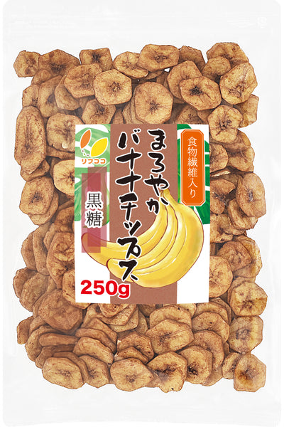 リフココ 訳あり 食物繊維入り まろやかドライバナナ チップス ココナッツオイル使用 フィリピン産 無塩 着色料不使用 保存料不使用 ドライフルーツ バナナチップ バナナチップス 製菓材料/デザート/おやつなどに チャック付き袋入り